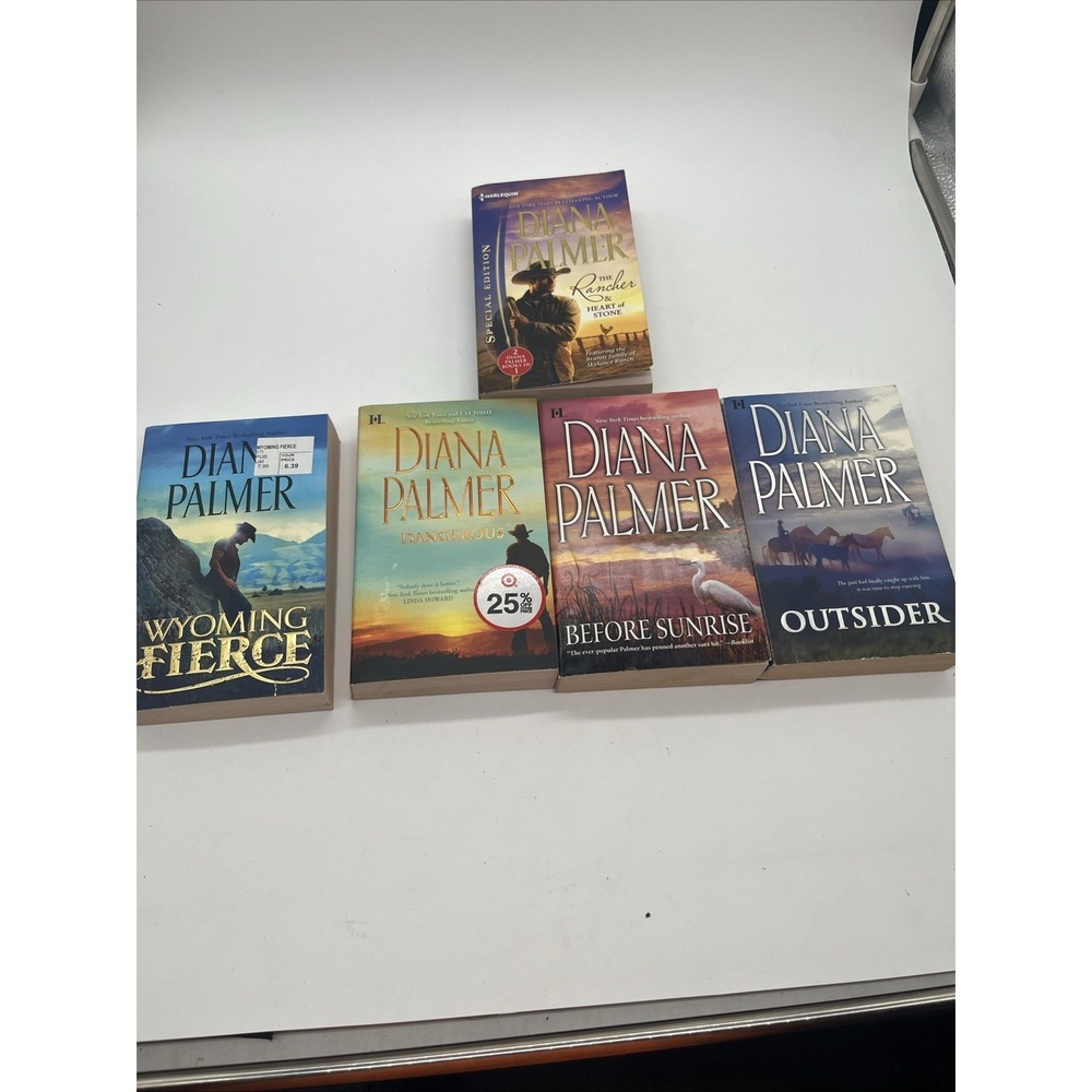 Wyoming Men Western Romance Lot of 5 Paperback Books by Diana Palmer Novels - Picture 5 of 16